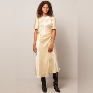 NEW Acne Studios Satin Wrap Dress